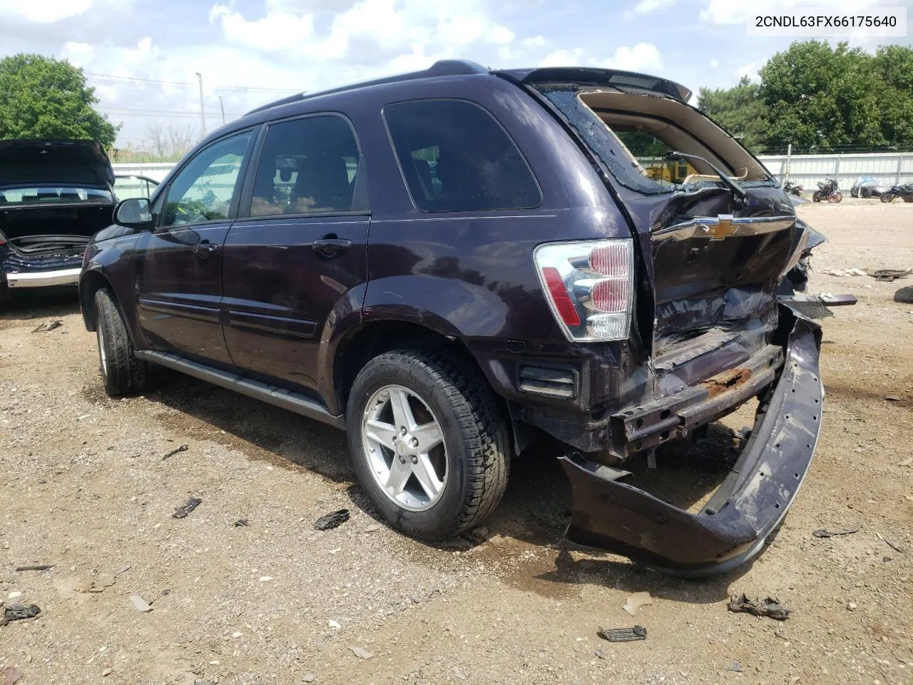 2006 Chevrolet Equinox Lt VIN: 2CNDL63FX66175640 Lot: 58565354