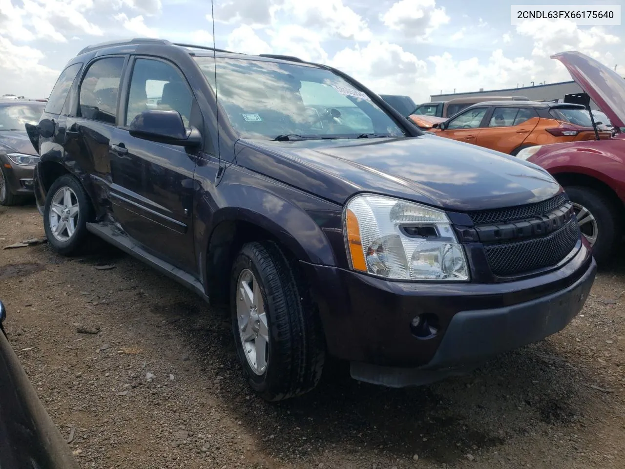 2006 Chevrolet Equinox Lt VIN: 2CNDL63FX66175640 Lot: 58565354