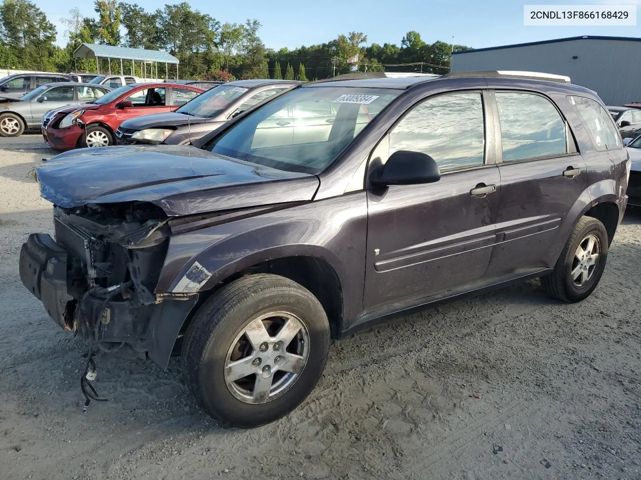 2CNDL13F866168429 2006 Chevrolet Equinox Ls