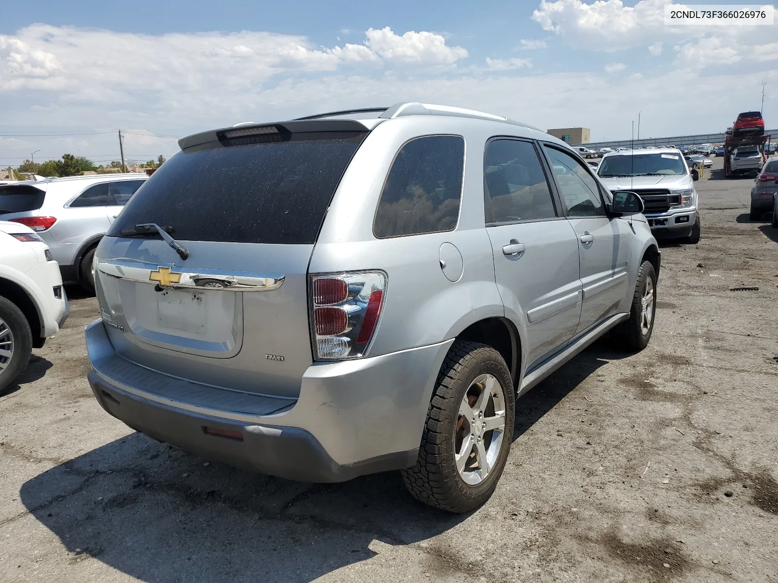 2006 Chevrolet Equinox Lt VIN: 2CNDL73F366026976 Lot: 63096924