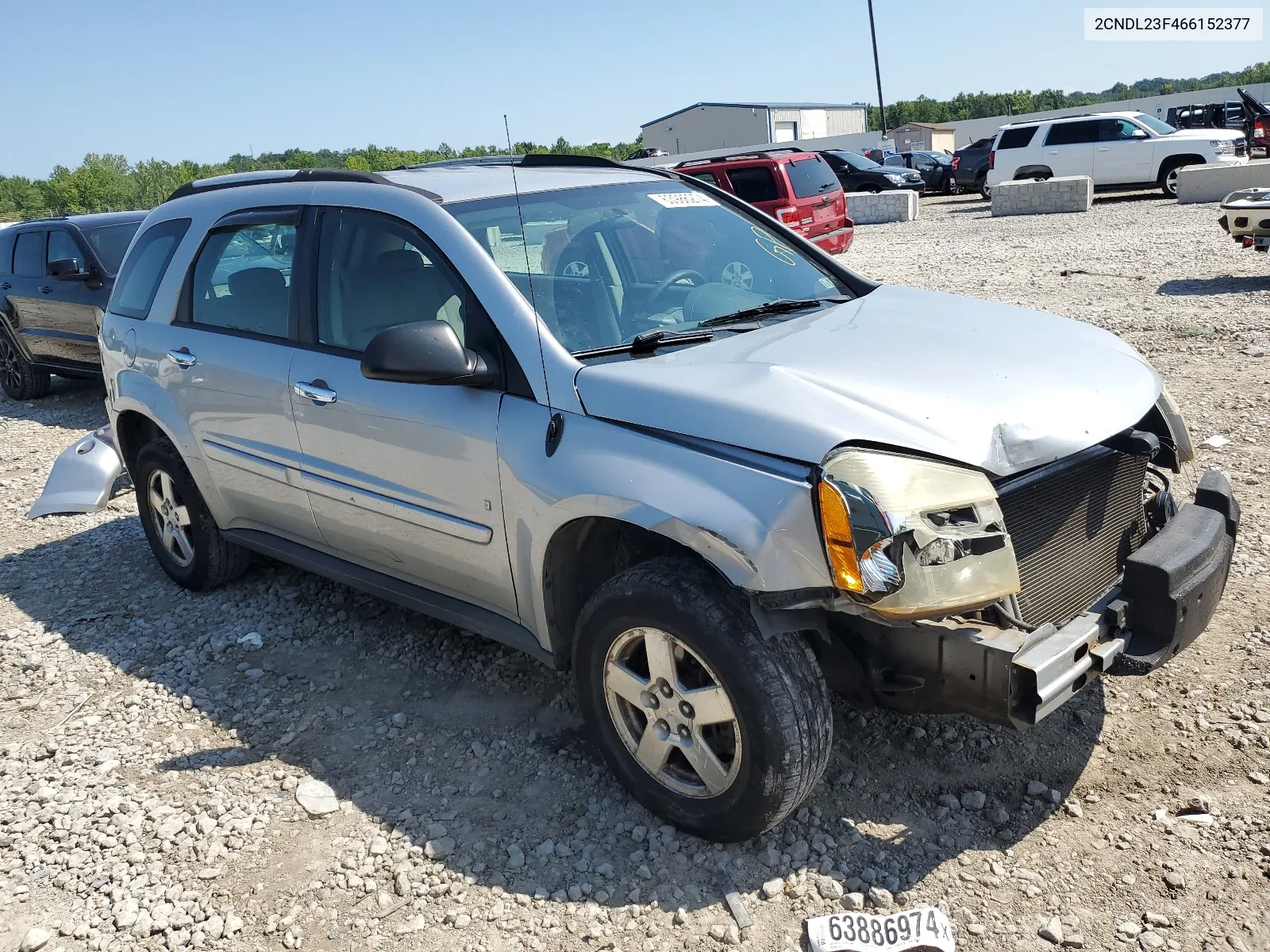 2CNDL23F466152377 2006 Chevrolet Equinox Ls