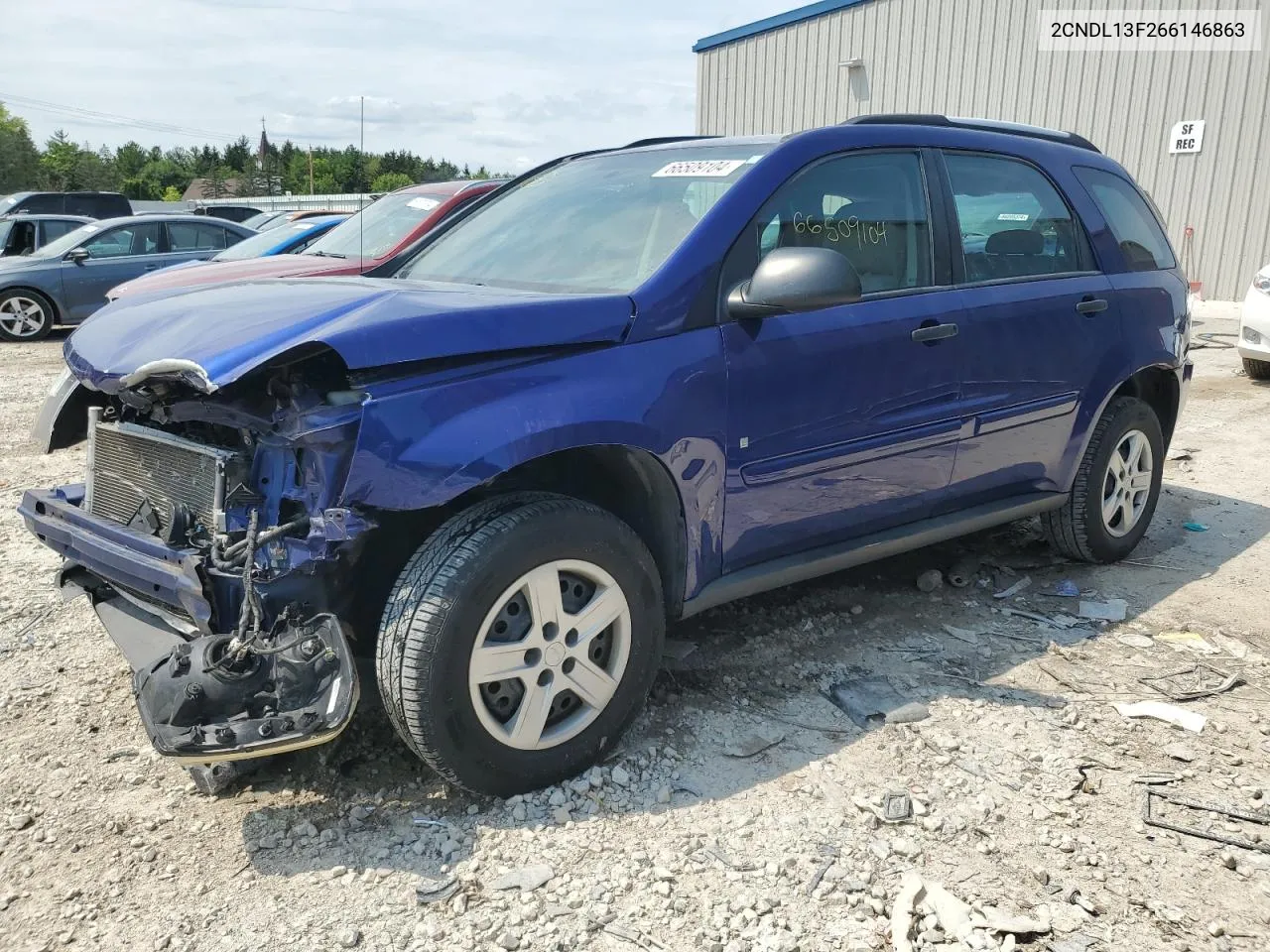 2006 Chevrolet Equinox Ls VIN: 2CNDL13F266146863 Lot: 66509104