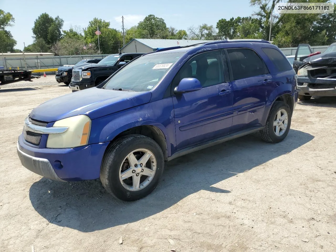 2006 Chevrolet Equinox Lt VIN: 2CNDL63F866171182 Lot: 66528824