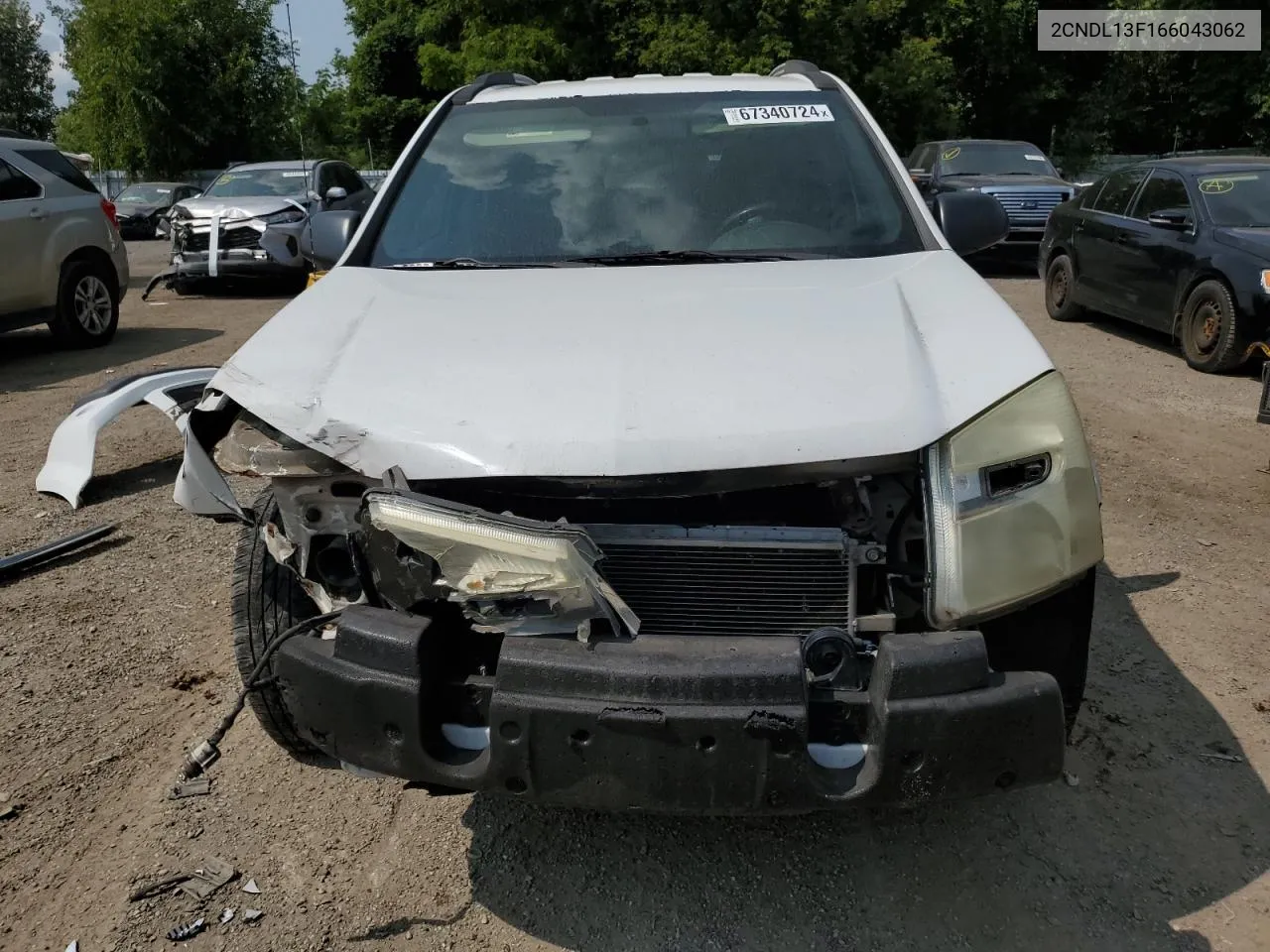 2006 Chevrolet Equinox Ls VIN: 2CNDL13F166043062 Lot: 67340724