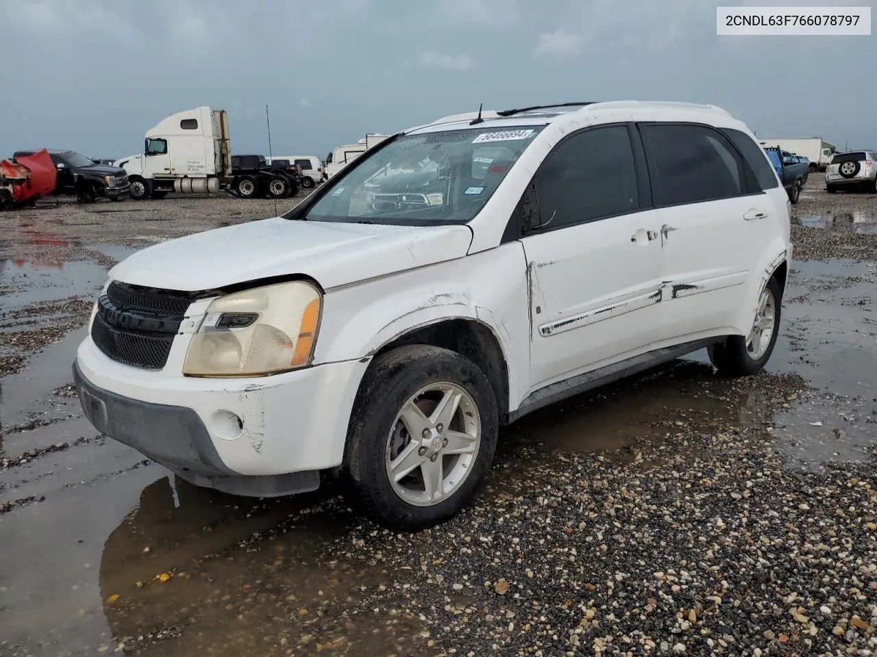 2006 Chevrolet Equinox Lt VIN: 2CNDL63F766078797 Lot: 68271134