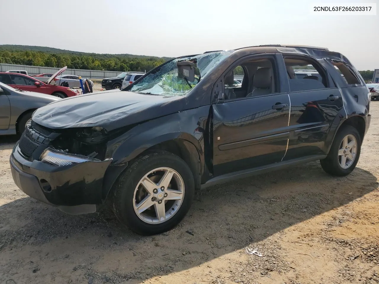 2006 Chevrolet Equinox Lt VIN: 2CNDL63F266203317 Lot: 69832234