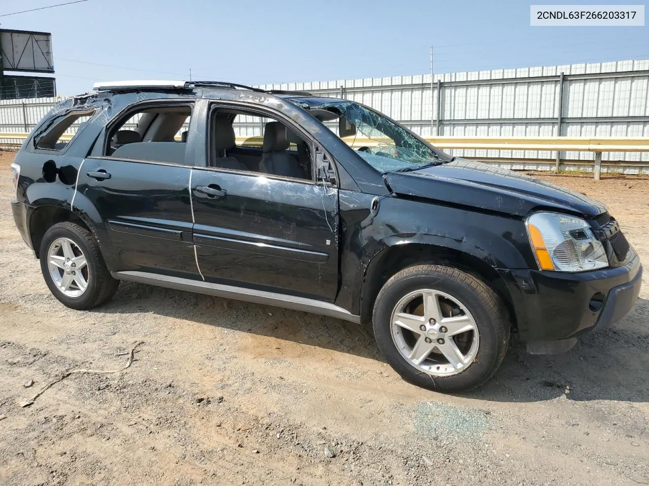 2CNDL63F266203317 2006 Chevrolet Equinox Lt