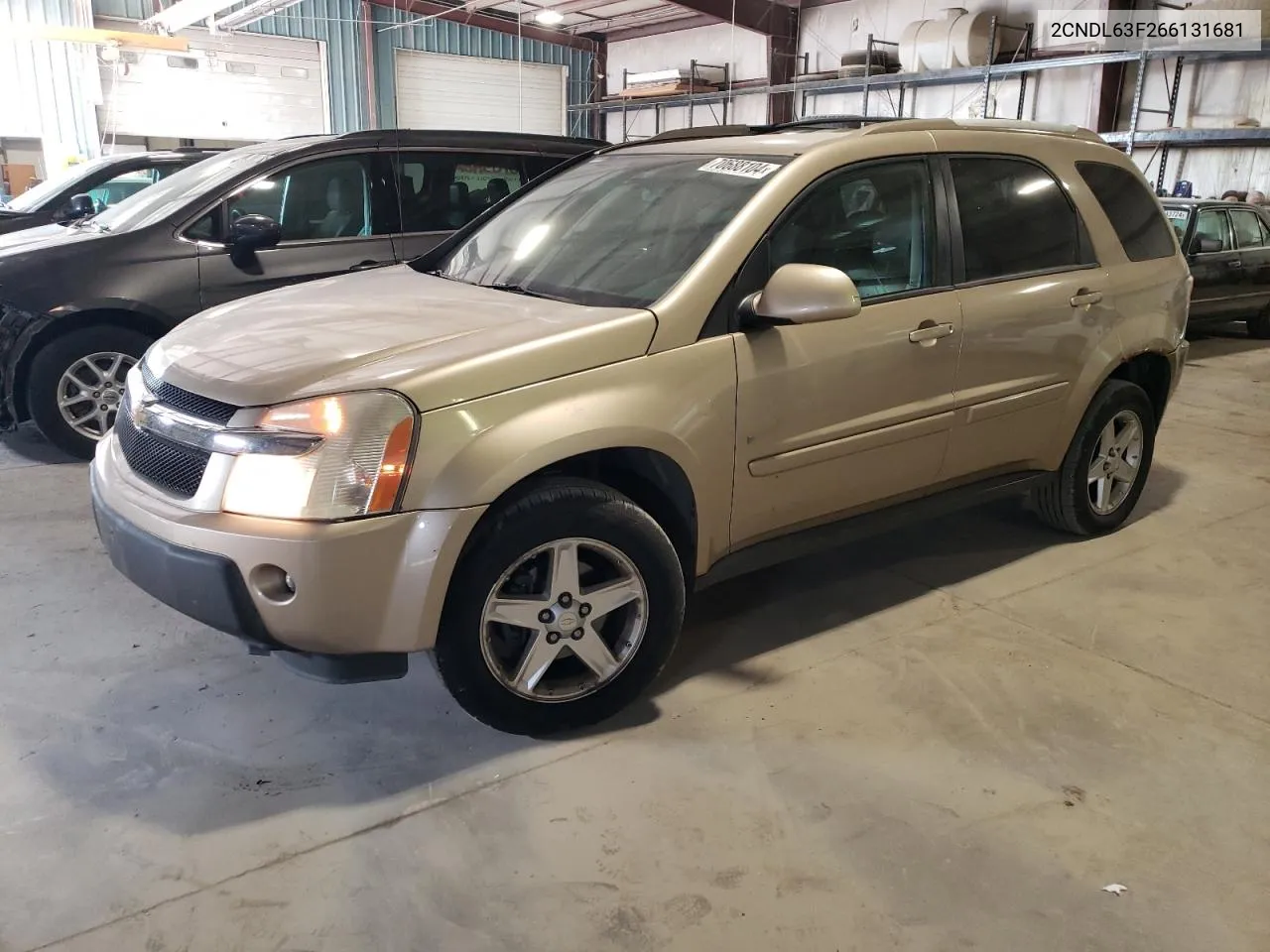 2006 Chevrolet Equinox Lt VIN: 2CNDL63F266131681 Lot: 70688104