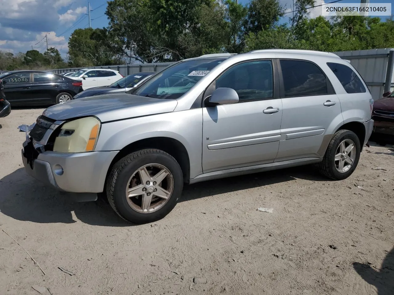 2CNDL63F166210405 2006 Chevrolet Equinox Lt