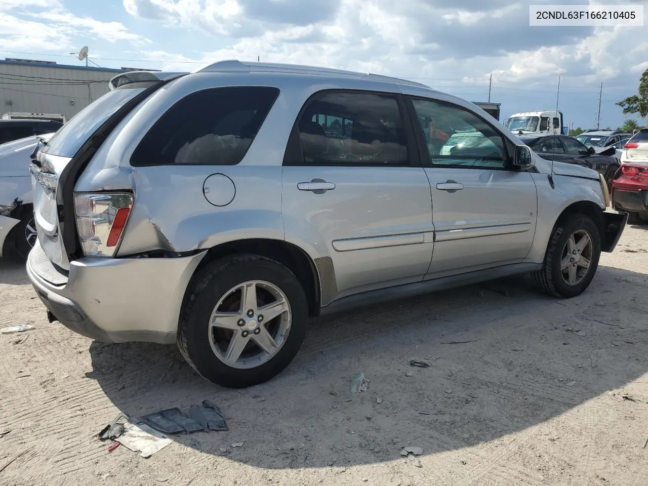 2006 Chevrolet Equinox Lt VIN: 2CNDL63F166210405 Lot: 72382804