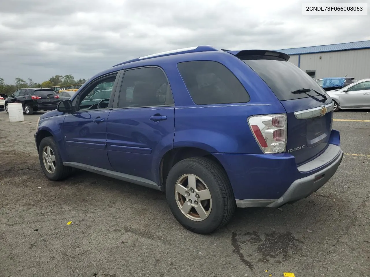 2006 Chevrolet Equinox Lt VIN: 2CNDL73F066008063 Lot: 72740874