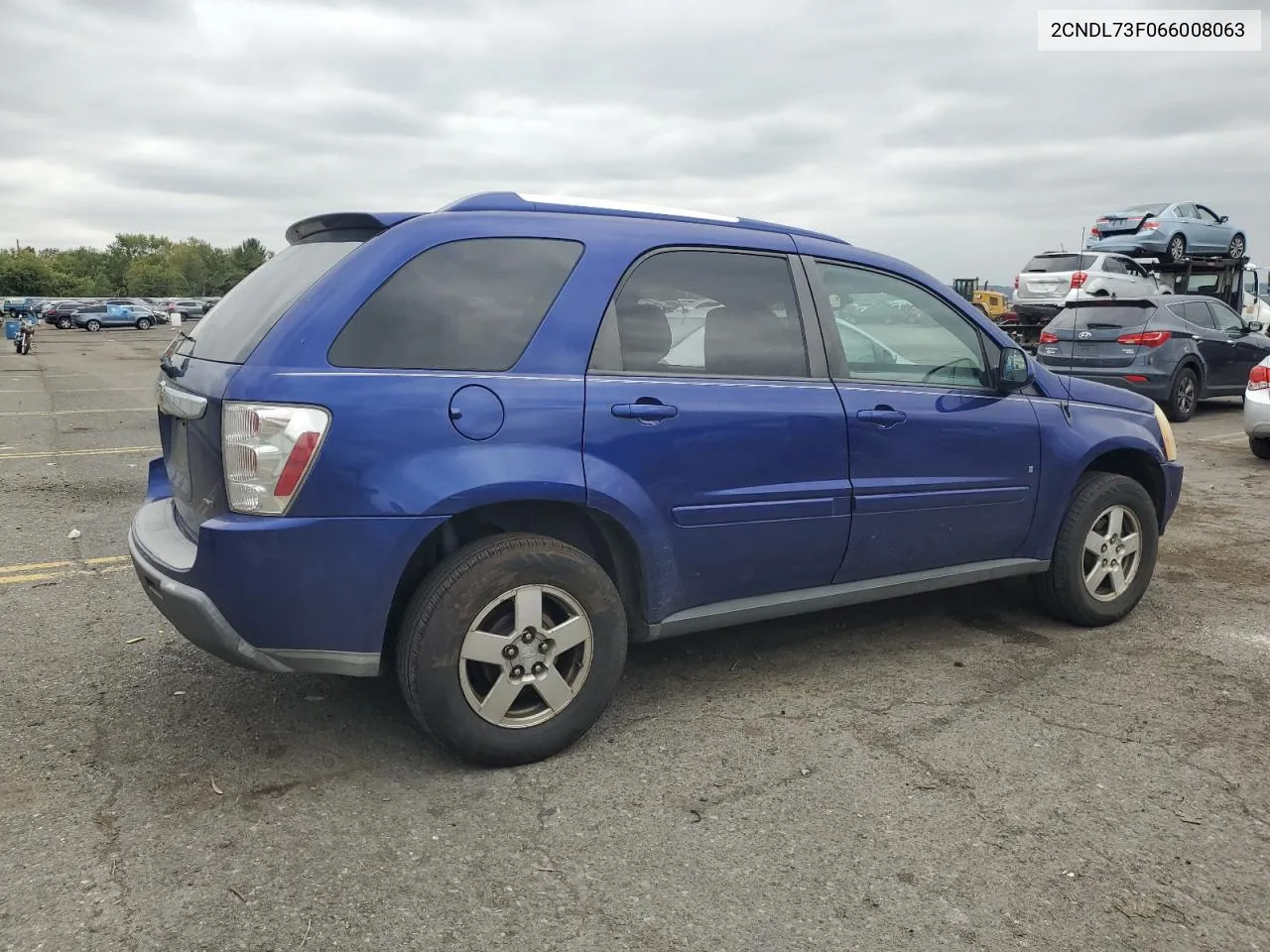 2006 Chevrolet Equinox Lt VIN: 2CNDL73F066008063 Lot: 72740874