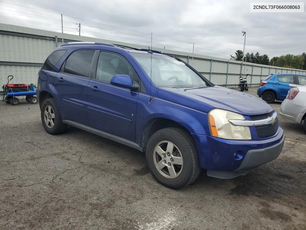 2006 Chevrolet Equinox Lt VIN: 2CNDL73F066008063 Lot: 72740874