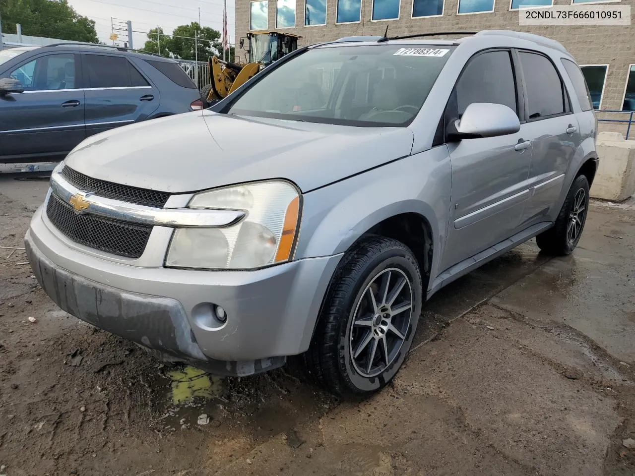 2006 Chevrolet Equinox Lt VIN: 2CNDL73F666010951 Lot: 72788374