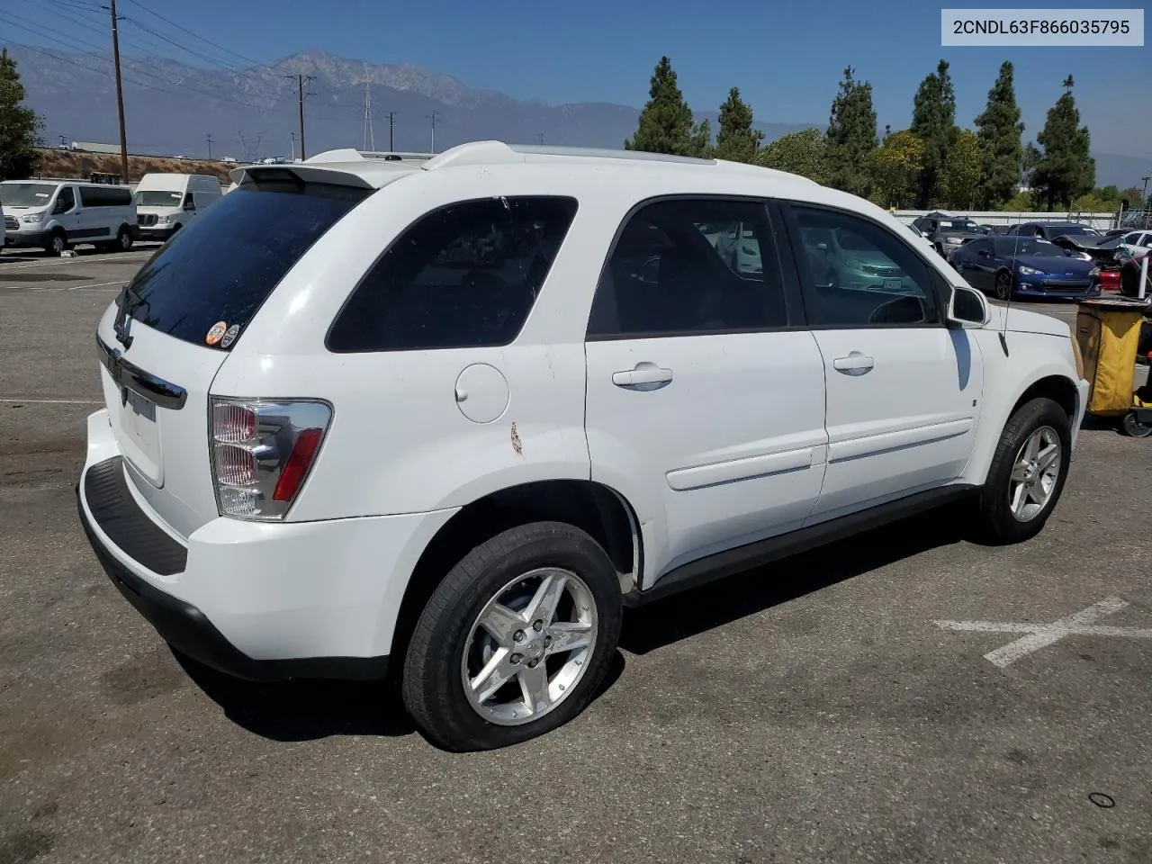 2006 Chevrolet Equinox Lt VIN: 2CNDL63F866035795 Lot: 73360384