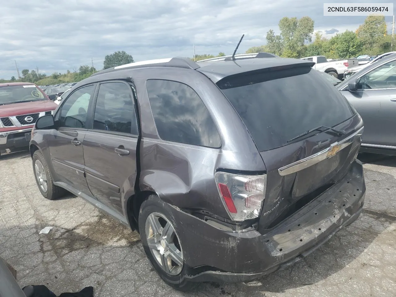 2CNDL63F586059474 2006 Chevrolet Equinox Lt