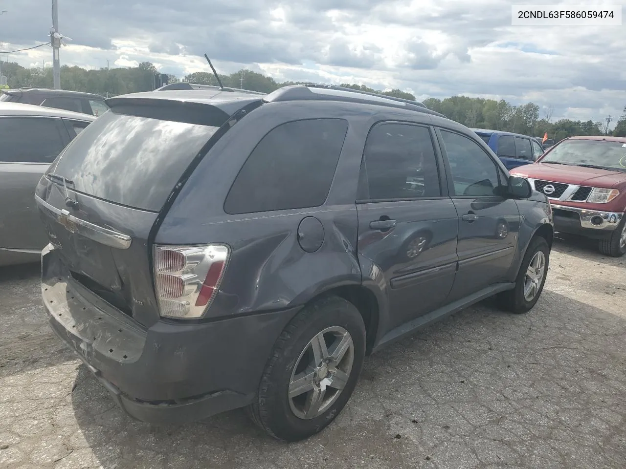 2006 Chevrolet Equinox Lt VIN: 2CNDL63F586059474 Lot: 73799644