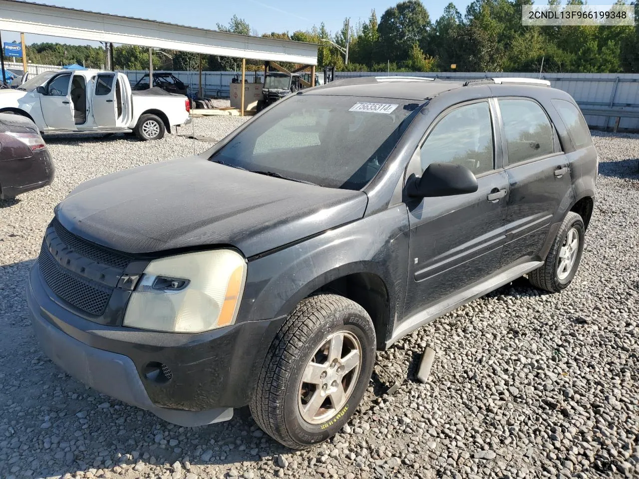 2006 Chevrolet Equinox Ls VIN: 2CNDL13F966199348 Lot: 75635314