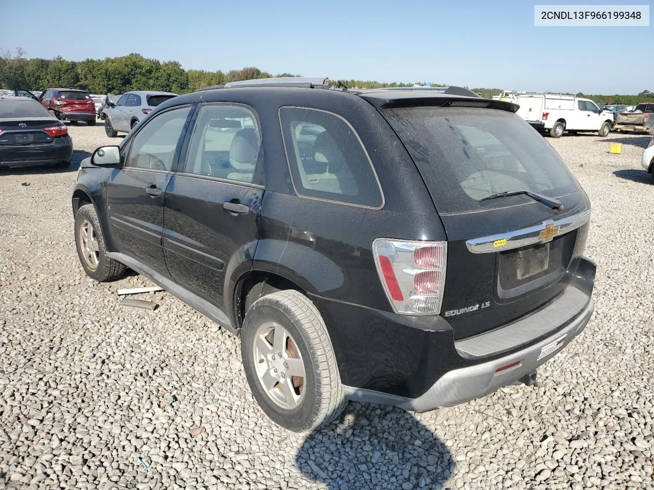 2006 Chevrolet Equinox Ls VIN: 2CNDL13F966199348 Lot: 75635314