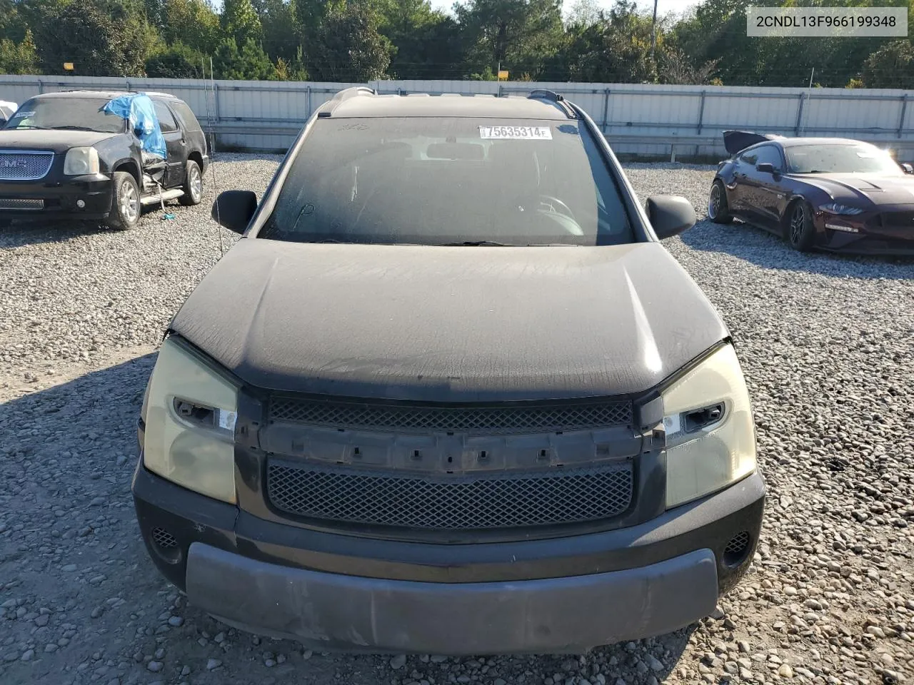 2006 Chevrolet Equinox Ls VIN: 2CNDL13F966199348 Lot: 75635314