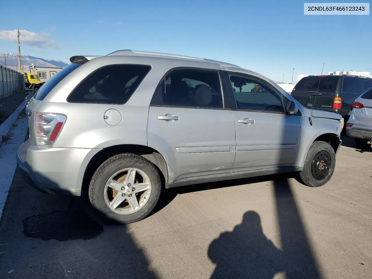 2006 Chevrolet Equinox Lt VIN: 2CNDL63F466123243 Lot: 81427794