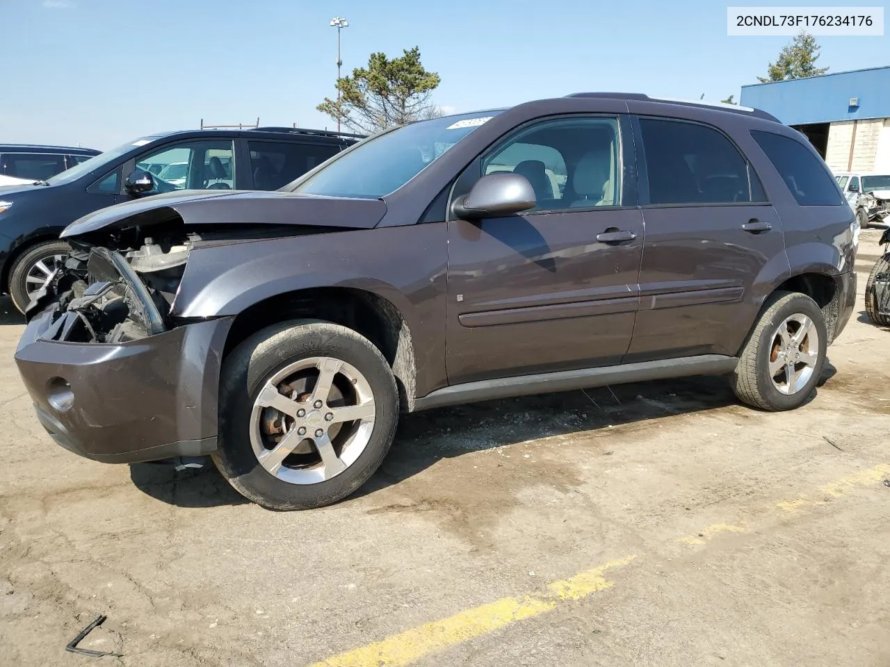 2007 Chevrolet Equinox Lt VIN: 2CNDL73F176234176 Lot: 46793534