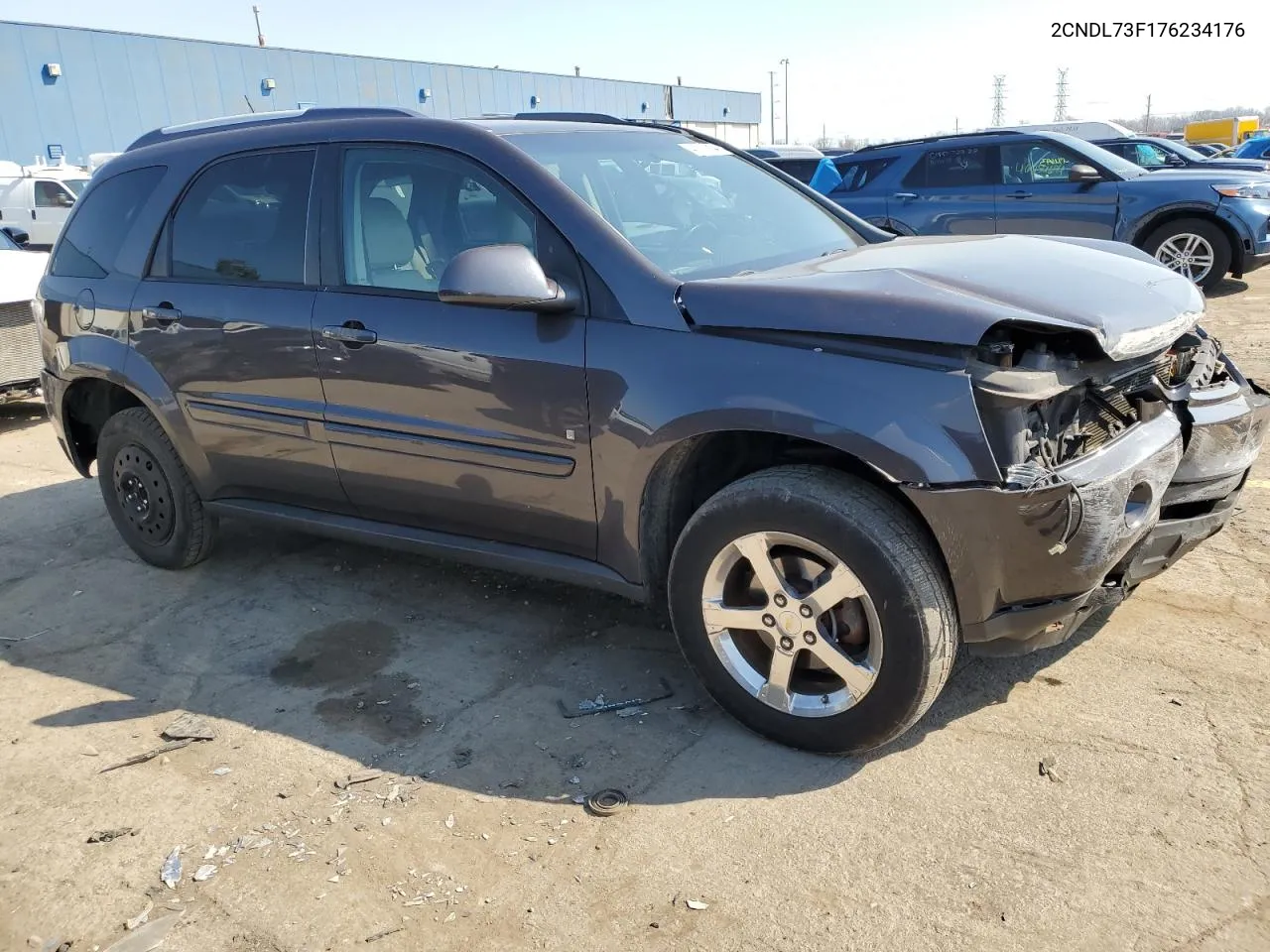 2007 Chevrolet Equinox Lt VIN: 2CNDL73F176234176 Lot: 46793534