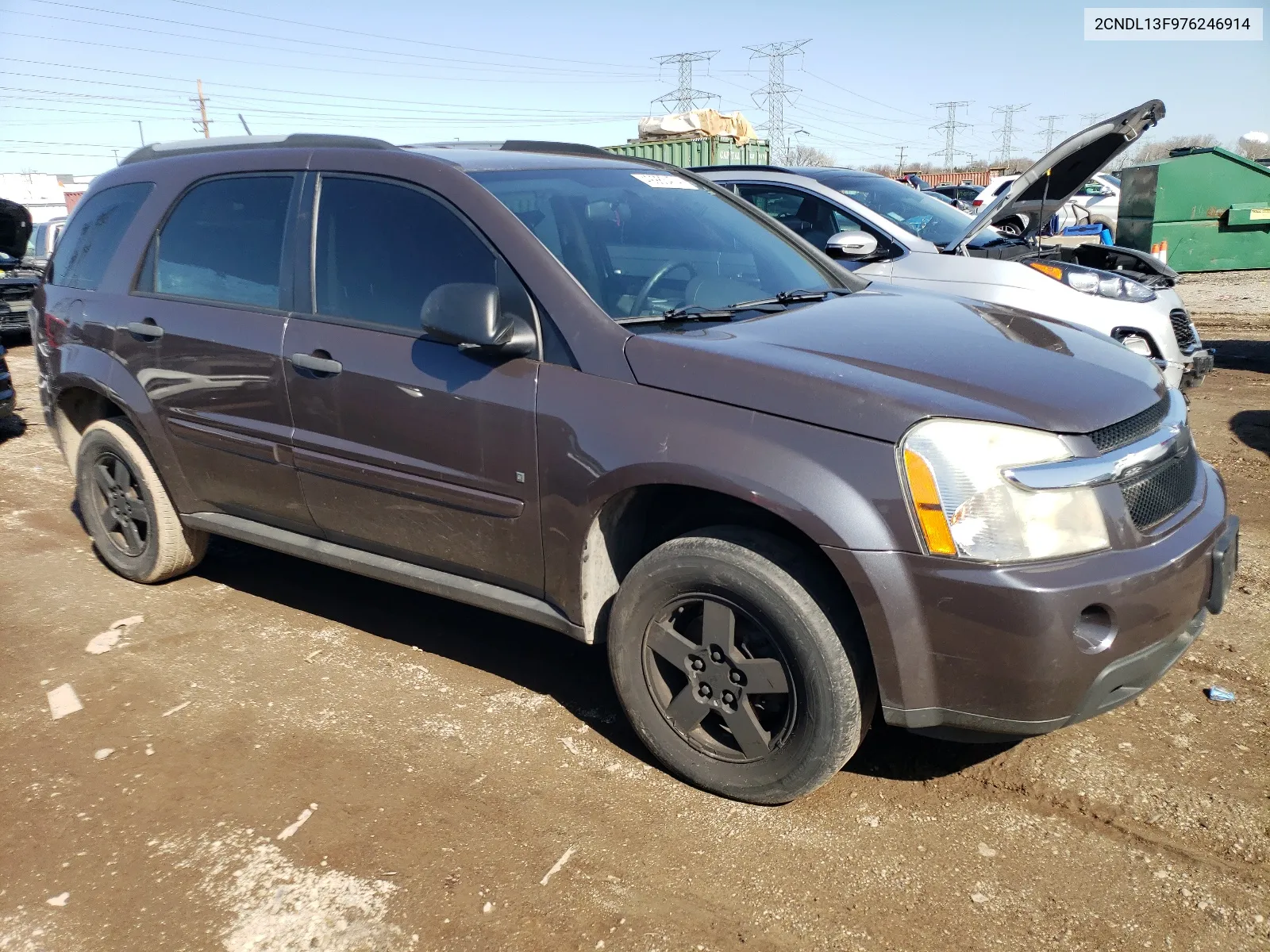 2CNDL13F976246914 2007 Chevrolet Equinox Ls