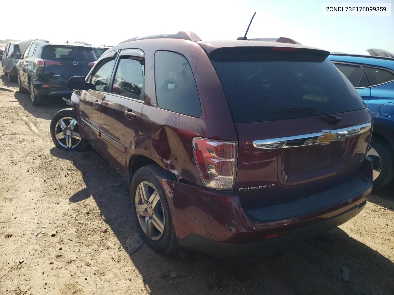 2007 Chevrolet Equinox Lt VIN: 2CNDL73F176099359 Lot: 51841164