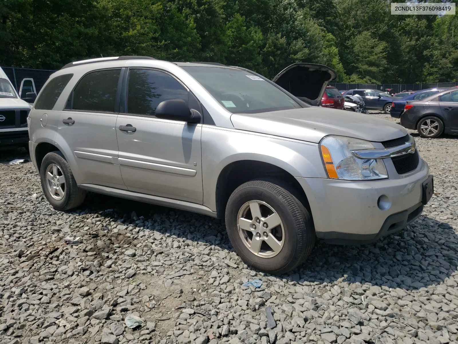 2007 Chevrolet Equinox Ls VIN: 2CNDL13F376098419 Lot: 59447044