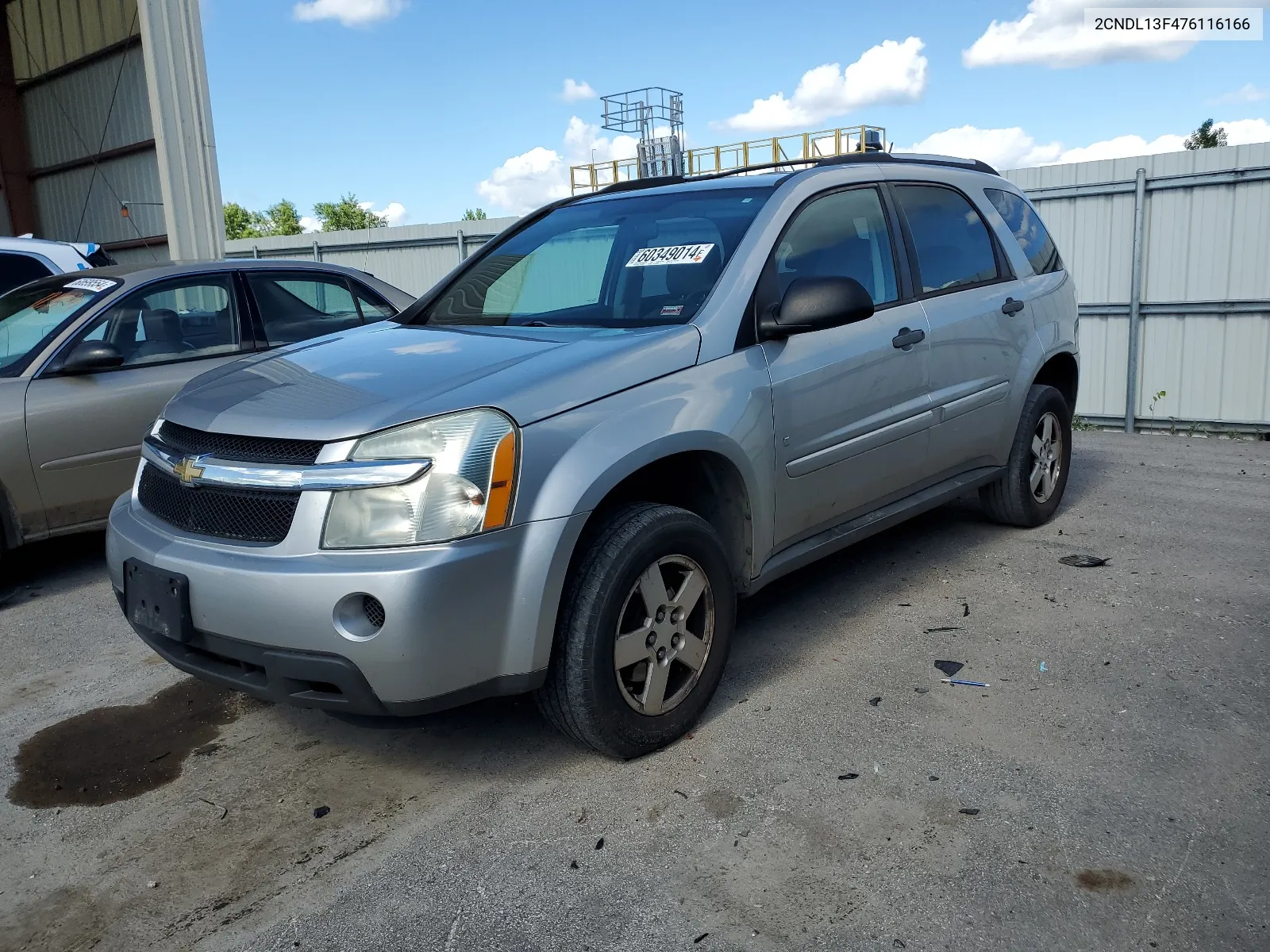 2CNDL13F476116166 2007 Chevrolet Equinox Ls