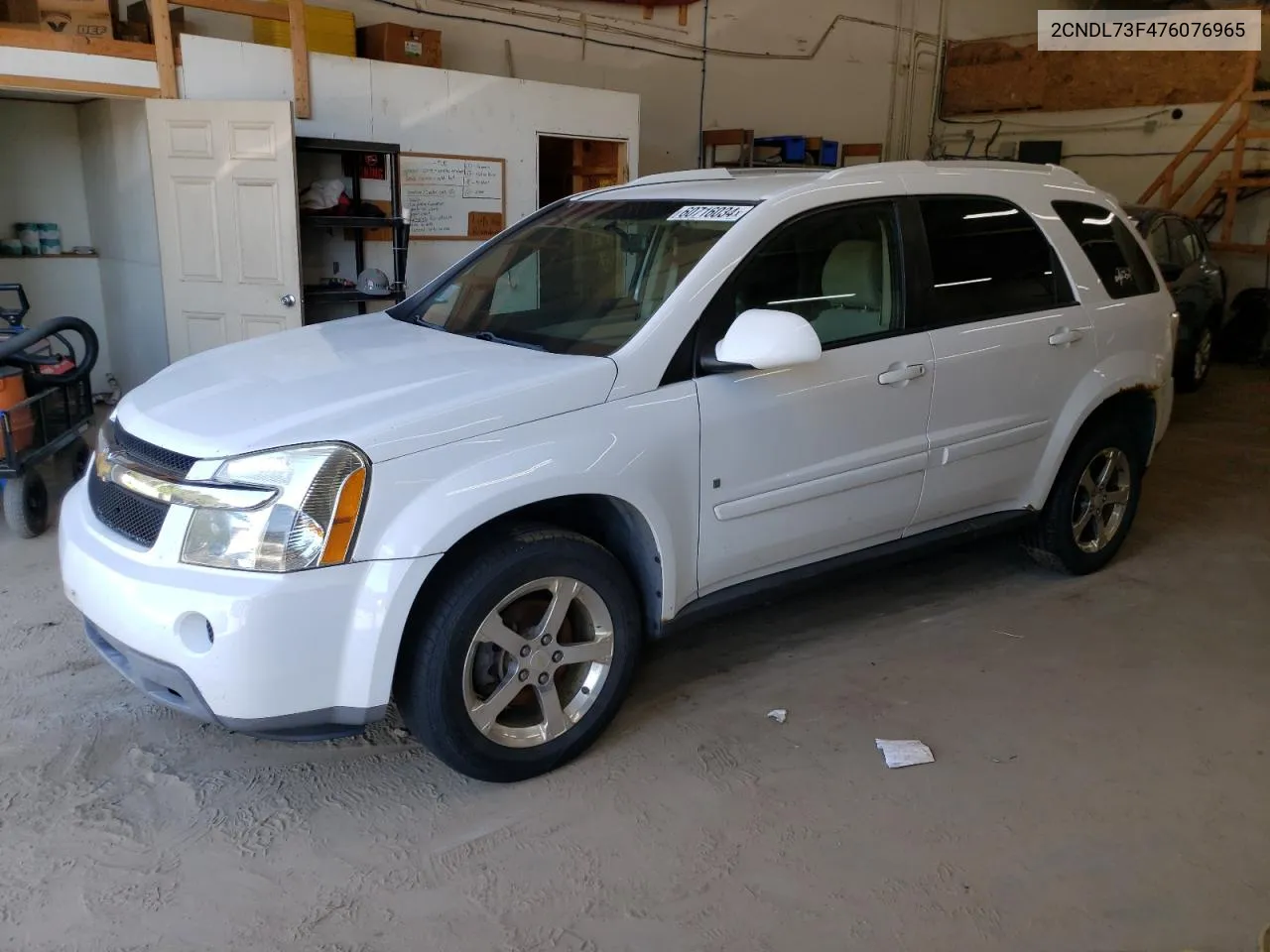 2007 Chevrolet Equinox Lt VIN: 2CNDL73F476076965 Lot: 60716034