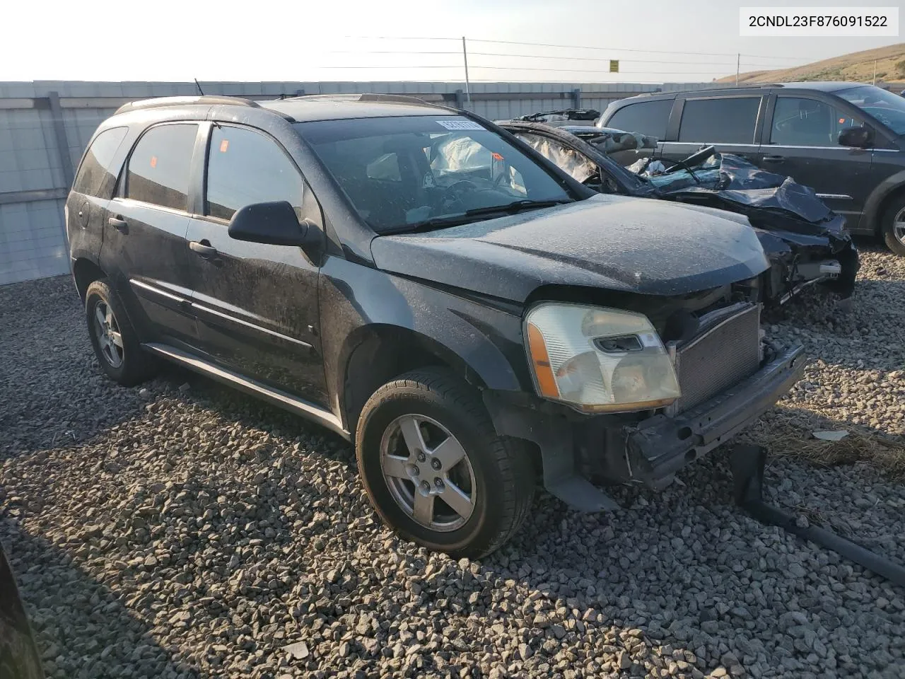 2007 Chevrolet Equinox Ls VIN: 2CNDL23F876091522 Lot: 62761774