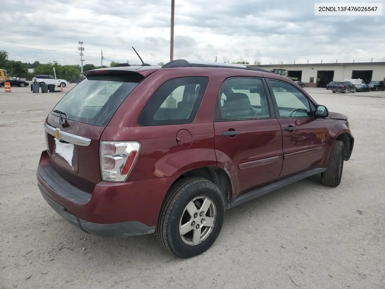 2007 Chevrolet Equinox Ls VIN: 2CNDL13F476026547 Lot: 65640744