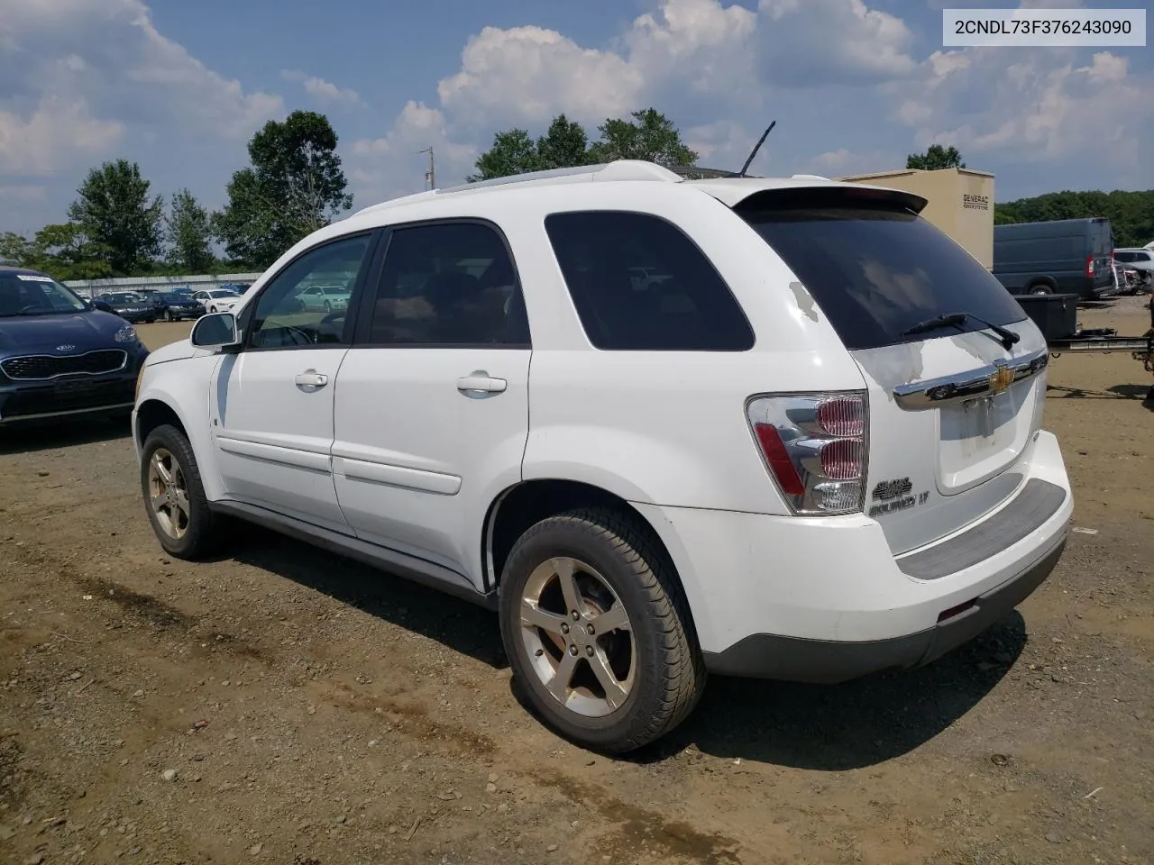 2007 Chevrolet Equinox Lt VIN: 2CNDL73F376243090 Lot: 65944324