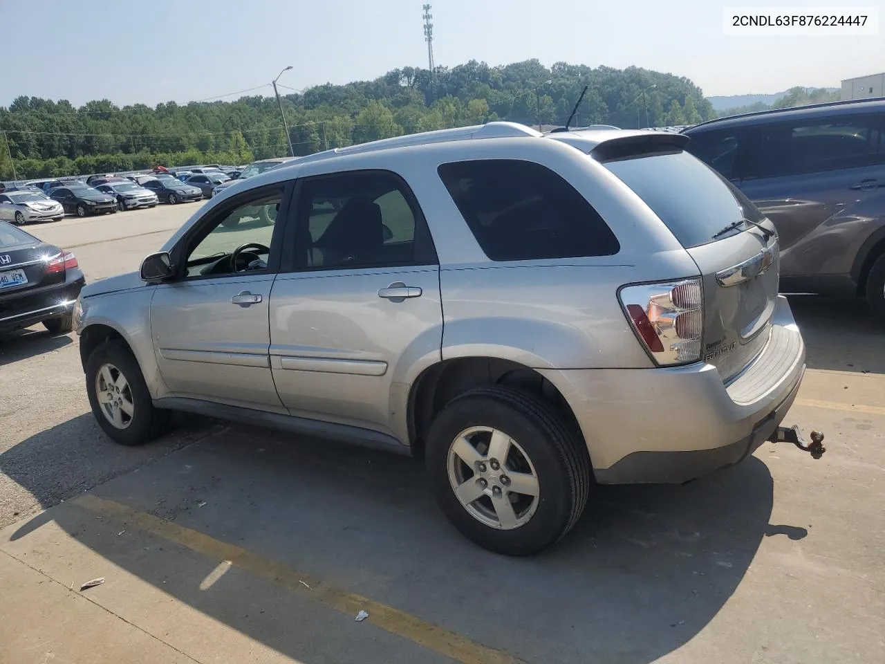 2007 Chevrolet Equinox Lt VIN: 2CNDL63F876224447 Lot: 66213434