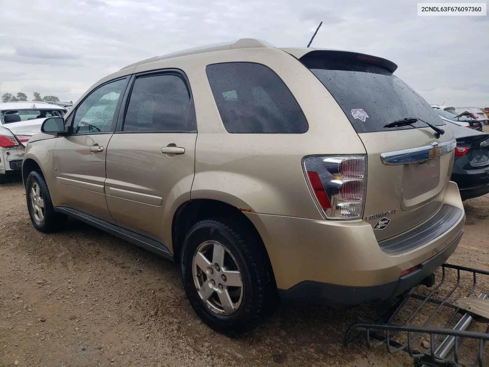 2007 Chevrolet Equinox Lt VIN: 2CNDL63F676097360 Lot: 66350344