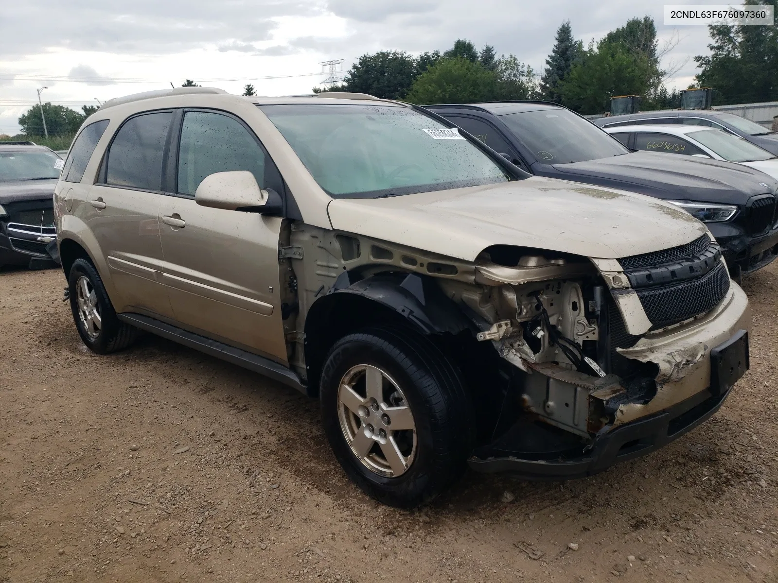 2CNDL63F676097360 2007 Chevrolet Equinox Lt