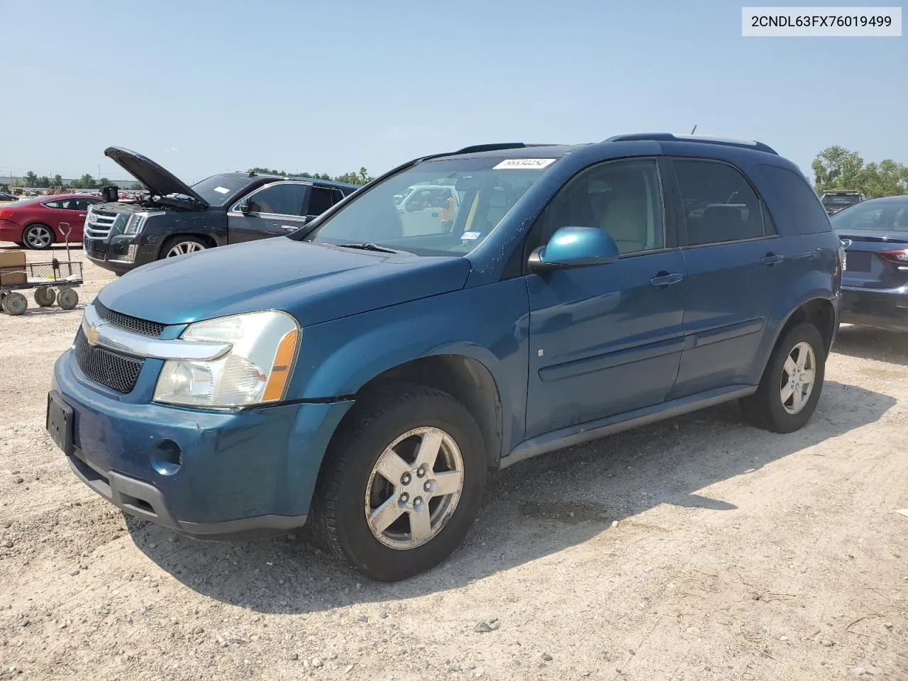 2007 Chevrolet Equinox Lt VIN: 2CNDL63FX76019499 Lot: 66634454