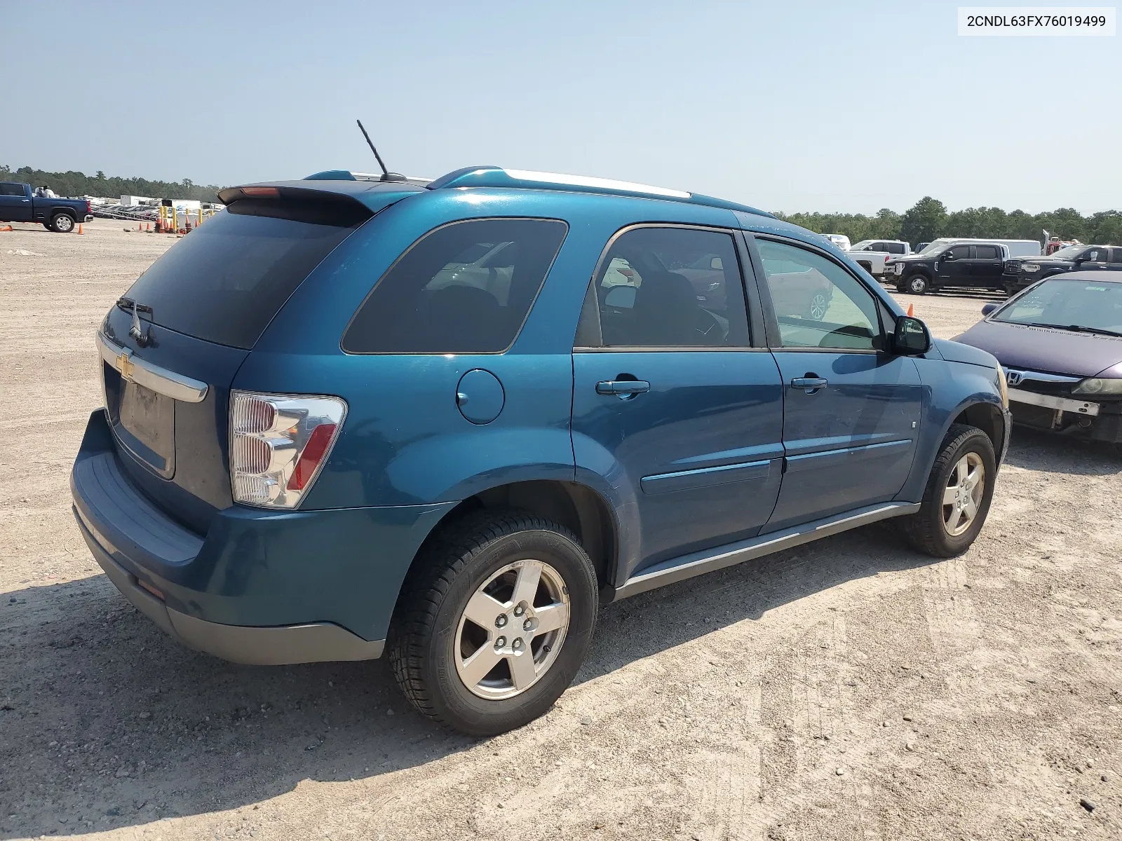 2CNDL63FX76019499 2007 Chevrolet Equinox Lt