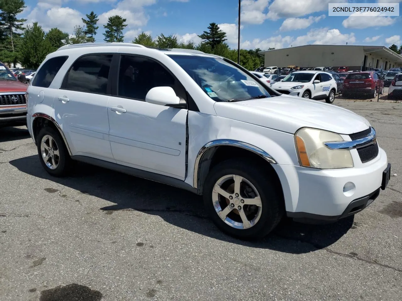 2007 Chevrolet Equinox Lt VIN: 2CNDL73F776024942 Lot: 66763504