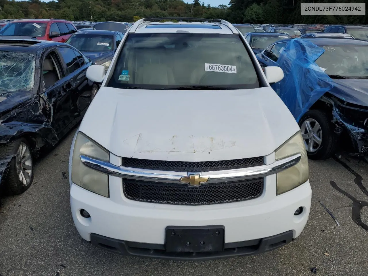 2007 Chevrolet Equinox Lt VIN: 2CNDL73F776024942 Lot: 66763504