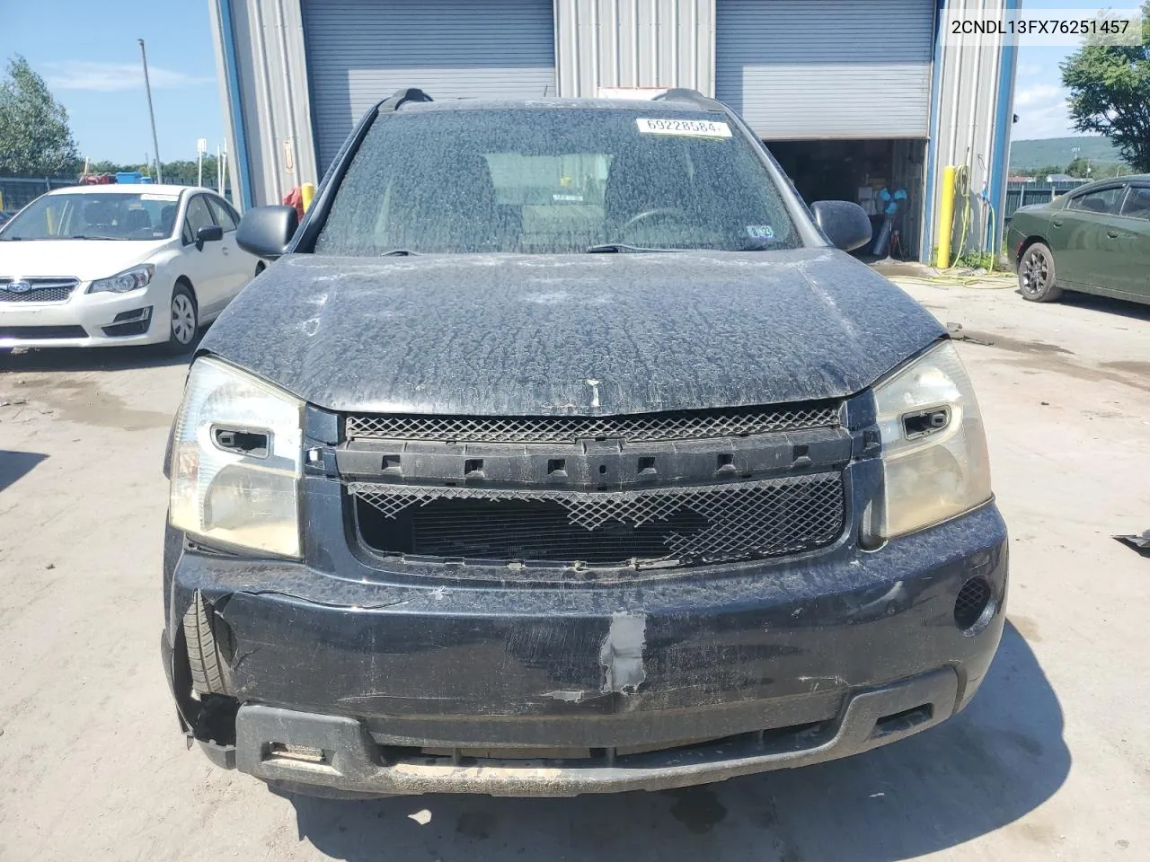 2007 Chevrolet Equinox Ls VIN: 2CNDL13FX76251457 Lot: 69228584