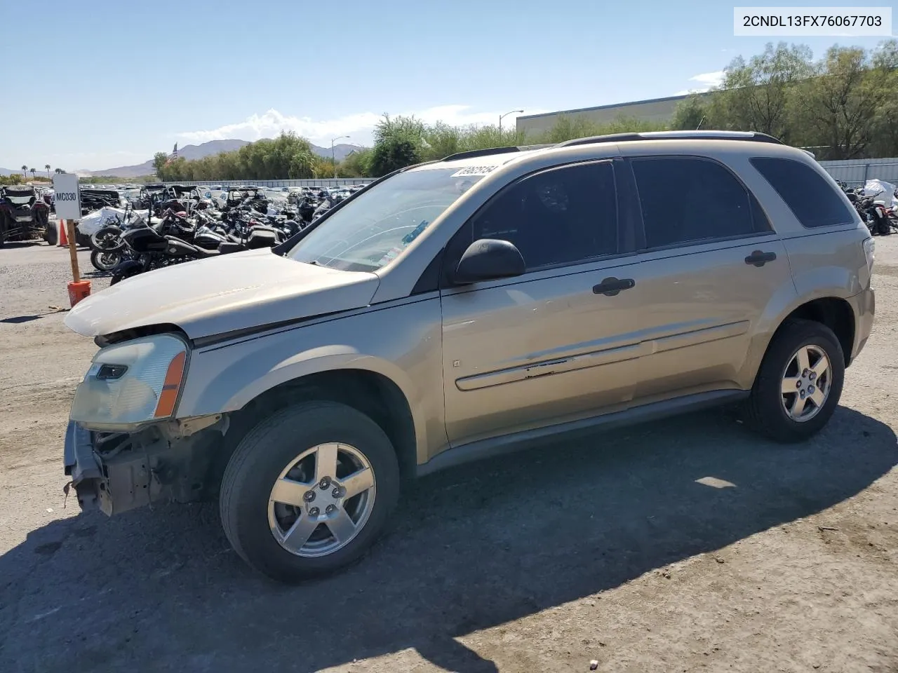 2007 Chevrolet Equinox Ls VIN: 2CNDL13FX76067703 Lot: 69625154