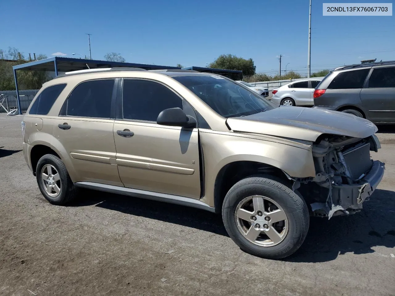 2CNDL13FX76067703 2007 Chevrolet Equinox Ls