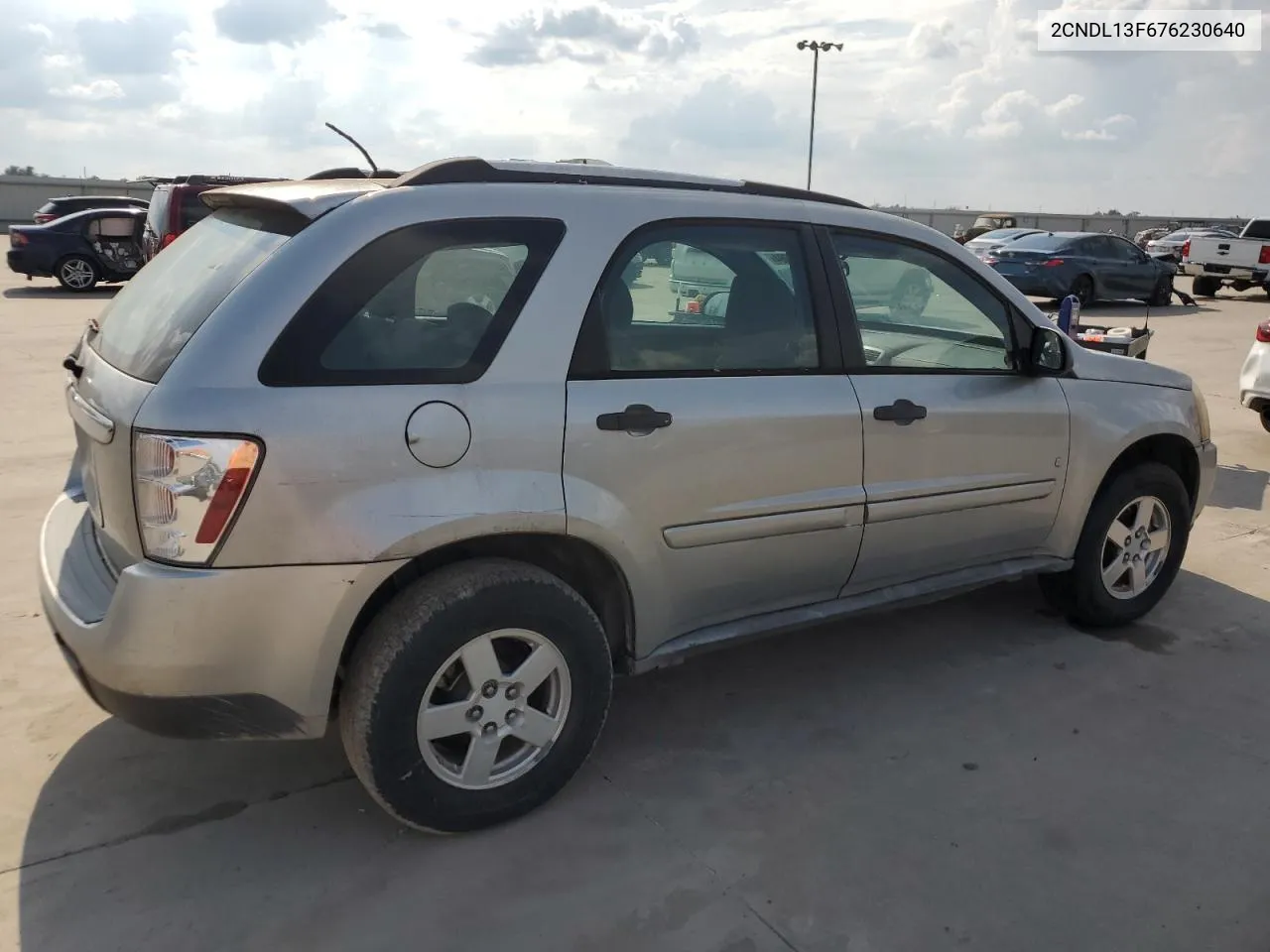 2007 Chevrolet Equinox Ls VIN: 2CNDL13F676230640 Lot: 70080384