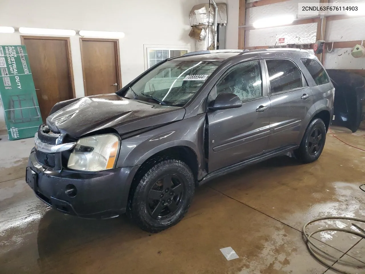 2007 Chevrolet Equinox Lt VIN: 2CNDL63F676114903 Lot: 70886944