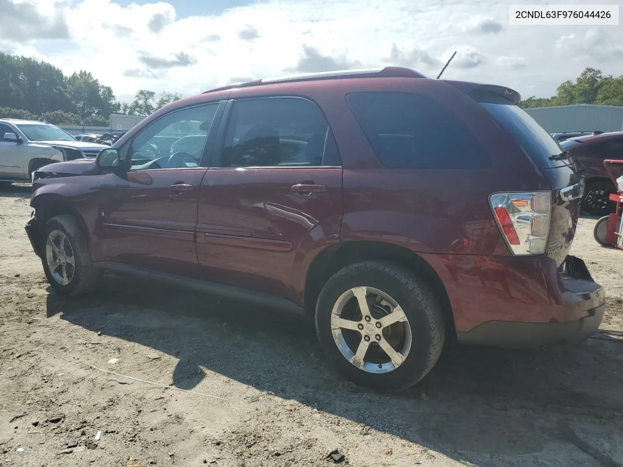 2007 Chevrolet Equinox Lt VIN: 2CNDL63F976044426 Lot: 71882164