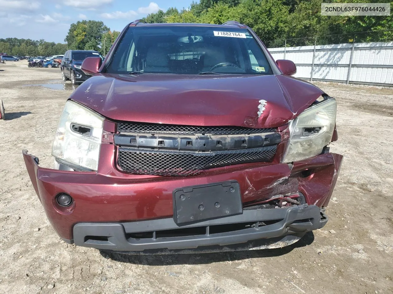 2007 Chevrolet Equinox Lt VIN: 2CNDL63F976044426 Lot: 71882164