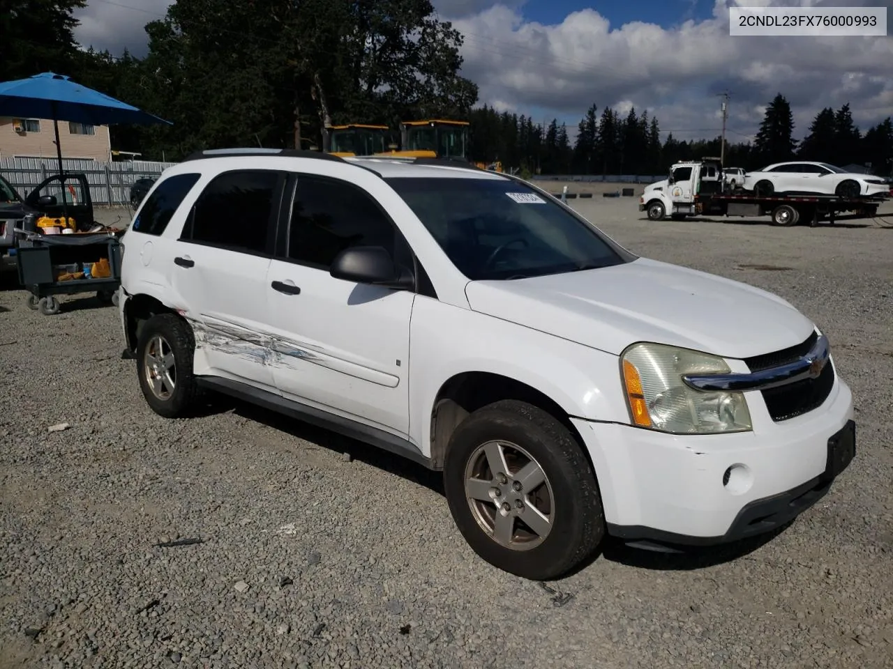 2007 Chevrolet Equinox Ls VIN: 2CNDL23FX76000993 Lot: 72187324